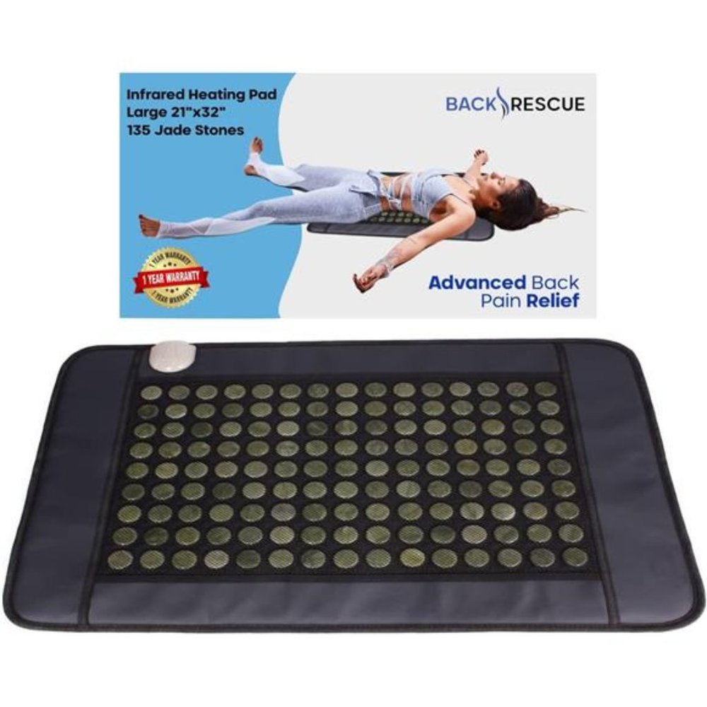 Back Rescue Far Infrared Heating Pads, Large 21’x32”, Auto Shut Off